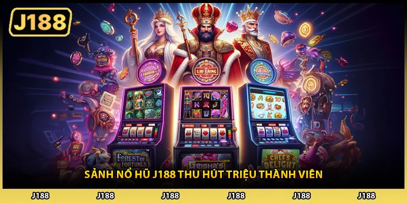 Sảnh nổ hũ J188 thu hút triệu thành viên